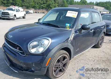 2016 Mini Countryman Cooper S из США, поврежденный, VIN WMWZC5C5XGWU21716